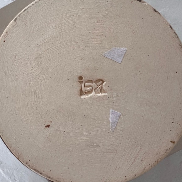 BEAUTIFUL HANDMADE STUDIO POTTERY DRIED FLOWER‎ VASE NEUTRAL COLOURS GLAZING - Picture 10 of 10